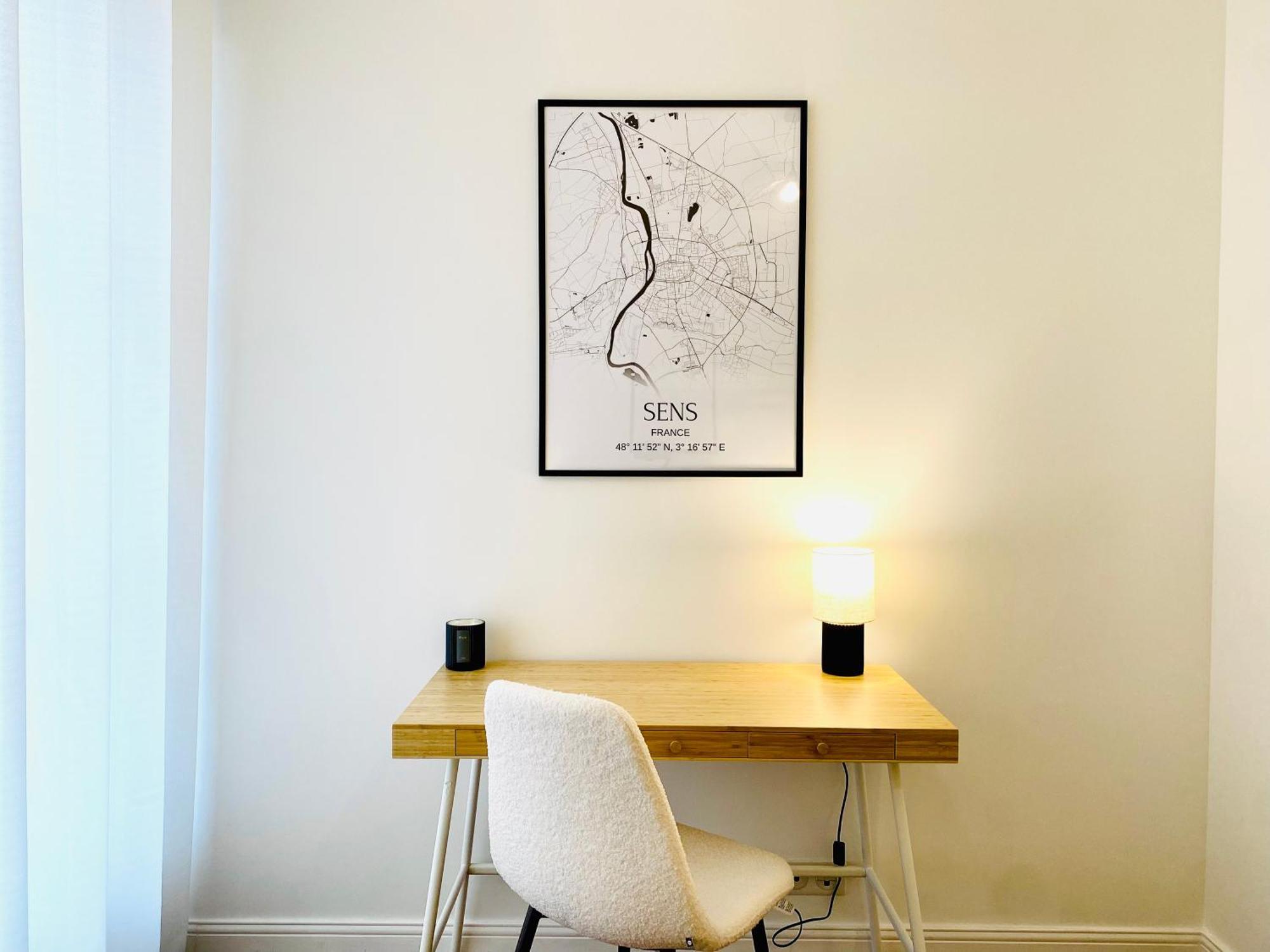 Le Subtil - Best Keys - Elegance & Confort - 2 Chambres Separees - Lit Queen Size - Smart Tv Netflix - Entre Gare & Centre Ville - A 1H De Paris - Wifi Fibre - Check-In Autonome サンス エクステリア 写真